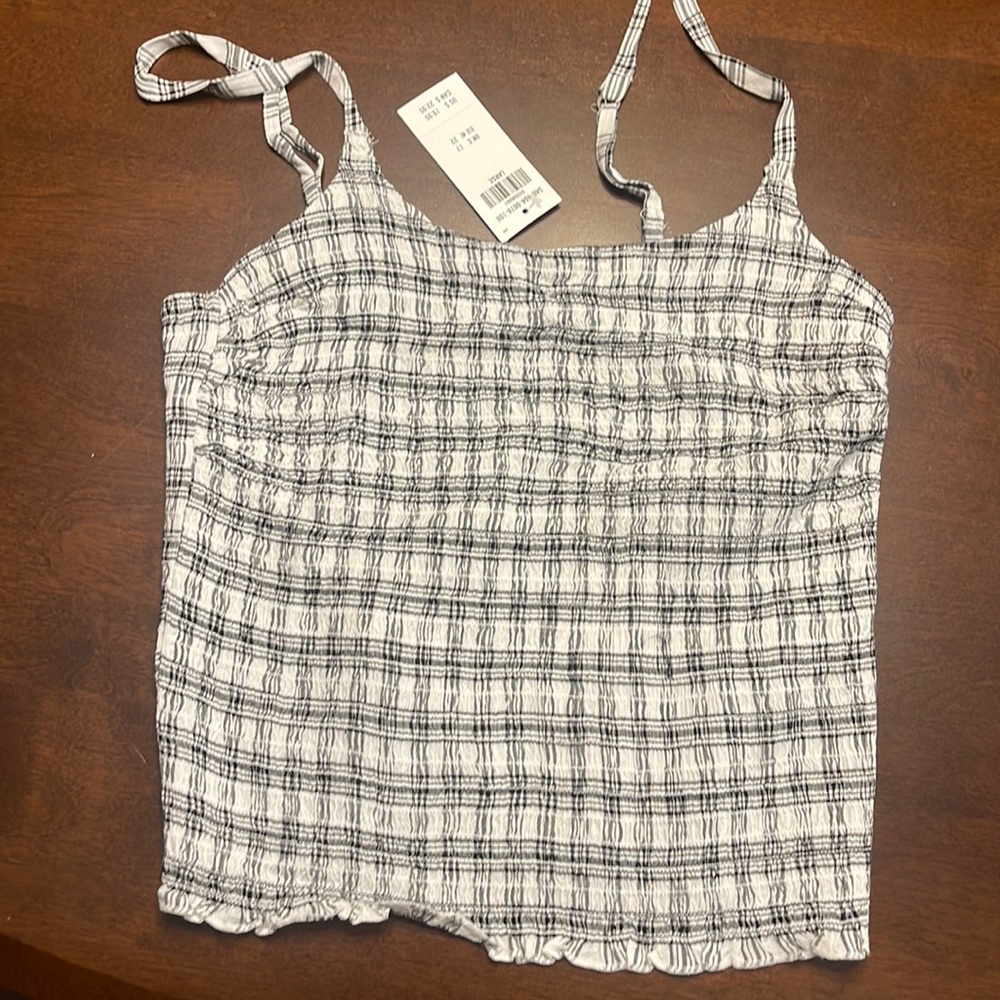 Spaghetti strap tank. New.